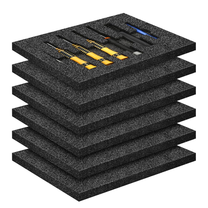 Foam die cut insert for Electronics &amp; Anmlienssn packaging