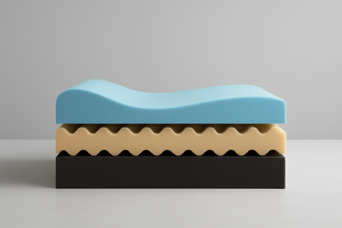 cnc cut pu foam products/comfort foam cushion